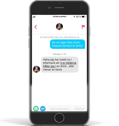 Skicka meddelande innan du matchar – Tinder